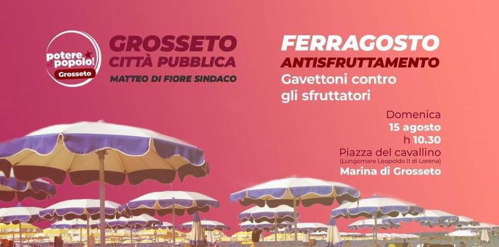 Potere al Popolo sul lungomare contro il precariato