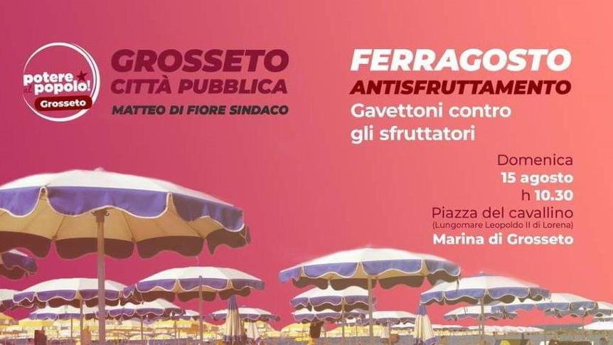 Potere al Popolo sul lungomare contro il precariato