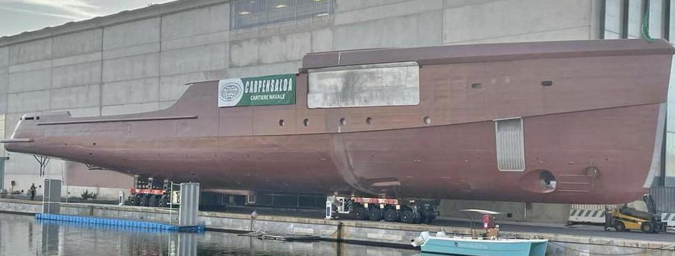 Carpensalda consegna ad Azimut Benetti uno scafo da 67 metri 