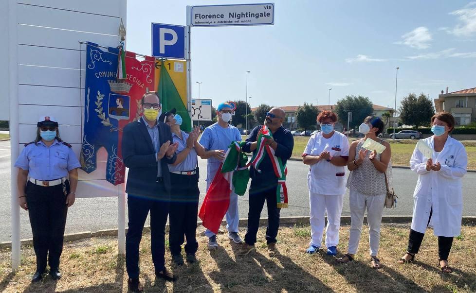 La via dell’ospedale intitolata alla madre dell’infermieristica