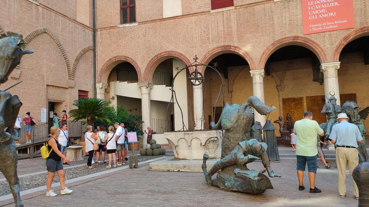 Ferrara, 1.200 presenze nei musei nel weekend di Ferragosto