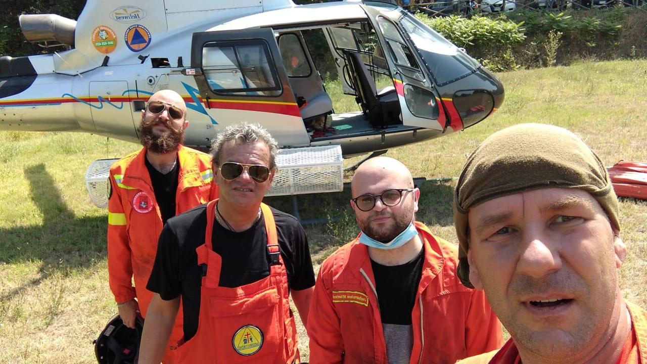 I volontari della Misericordia di Montenero a Vicopisano