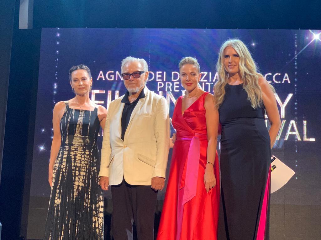 Elena Sofia Ricci, Harvey Keitel, Claudia Gerini e Tiziana Rocca