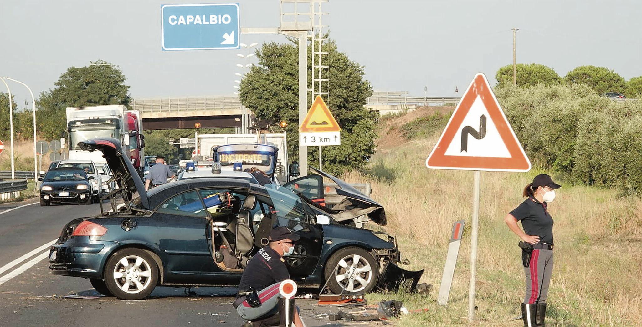 L’incidente in cui ha perso la vita il 14 agosto una donna sull’Aurelia a Capalbio nel tratto che dovrebbe venir adeguato e diventare una superstrada