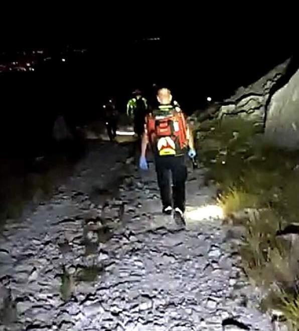 Volo di 20 metri sul Carchio, grave un turista milanese 