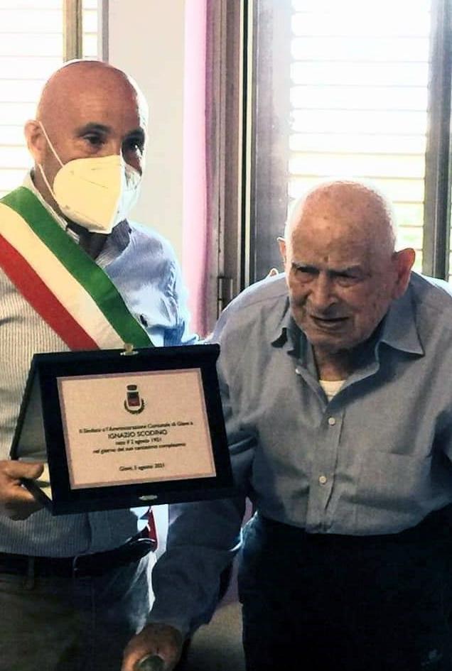 Ignazio Scodino è il terzo centenario di Giave
