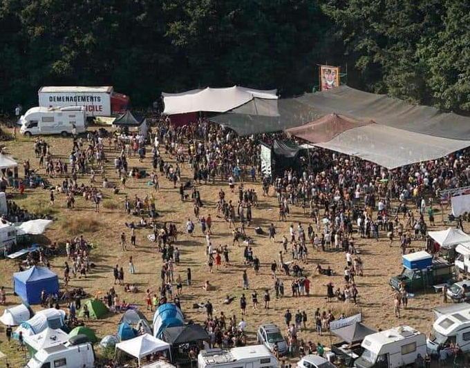 Il rave party illegale di Valentano