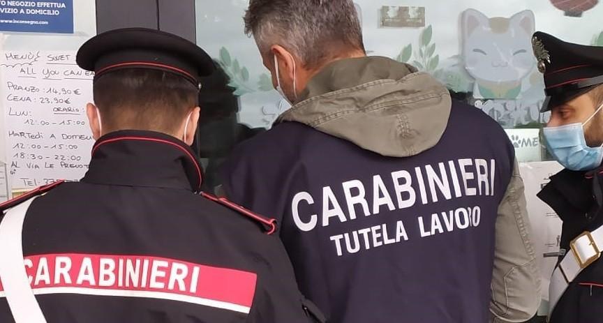 L'intervento dei carabinieri a Schignano