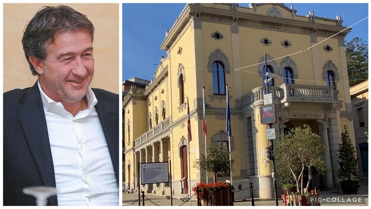 Gianni Ricciu e il municipio di Olbia