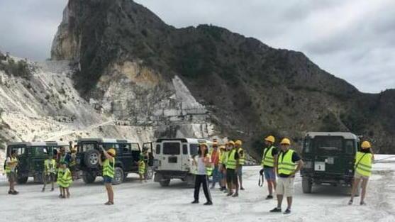 Turismo alle cave di Carrara: è boom di presenze