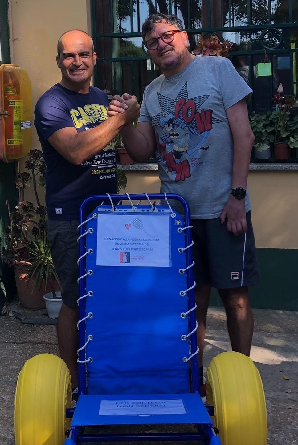 La job donata dal Tennis: il grazie dei disabili