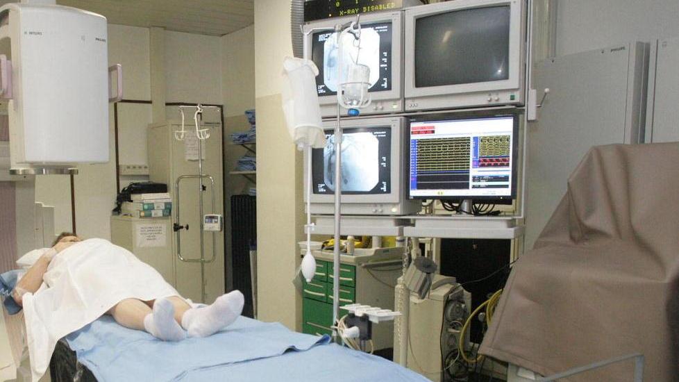 Un paziente sottoposto a coronarografia