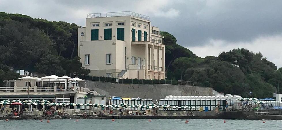 Villa Celestina vista dal mare