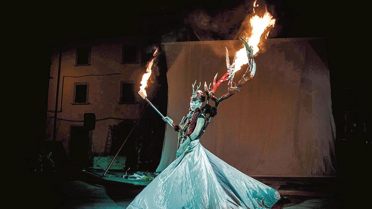 Lo spettacolo di una passata edizione del festival “Sognambula” a Castagneto