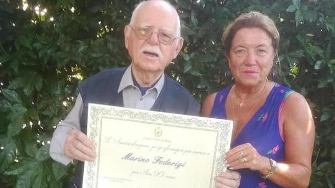 Tanti auguri a Marino Federigi per i 90 anni