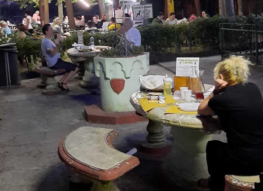 Pinzini e arrosticini al centro Rivana Garden