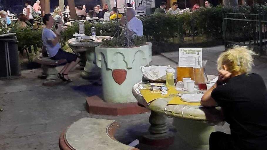 Pinzini e arrosticini al centro Rivana Garden