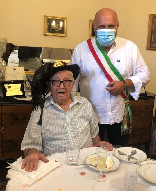 Tripoli Giannini con il sindaco di Cecina Samuele Lippi