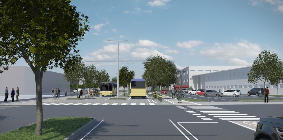 Ciclabili ai lati, filobus e alberi al centro Via Canaletto rinasce come boulevard 