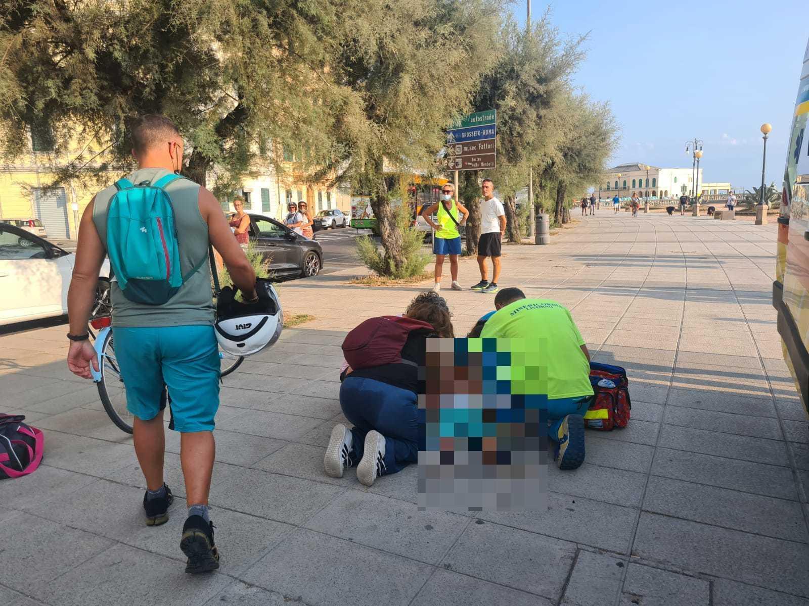 L'investimento alla Terrazza Mascagni (foto Daniele Stefanini/Silvi)