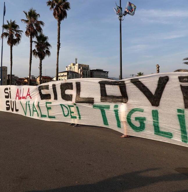 Ciclovia Tirrenica alla Lecciona: la protesta 