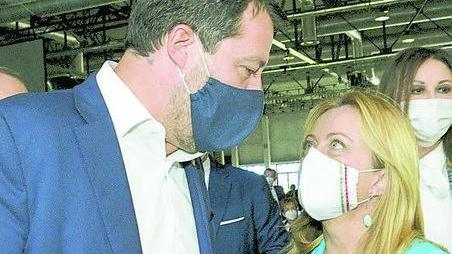 Matteo Salvini e Giorgia Meloni