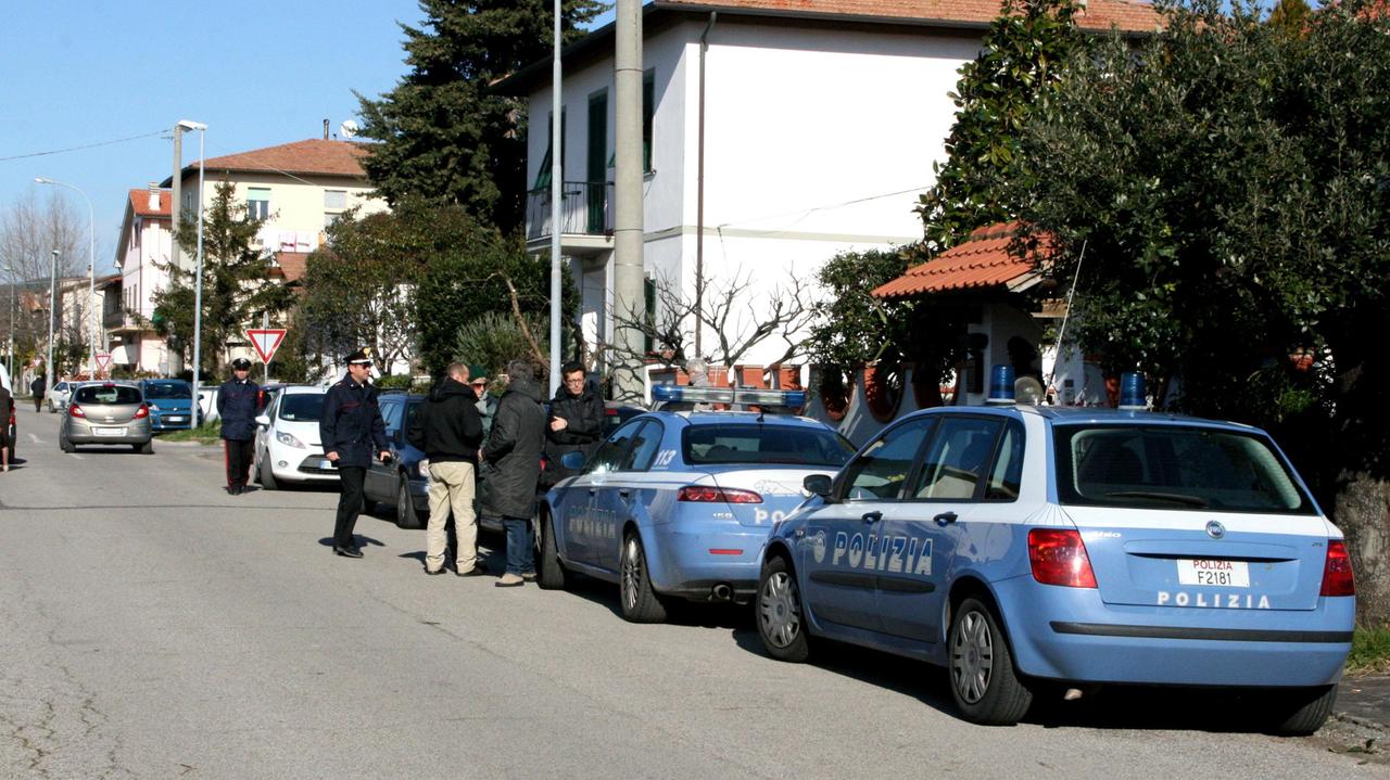 Auto della polizia in una foto d'archivio