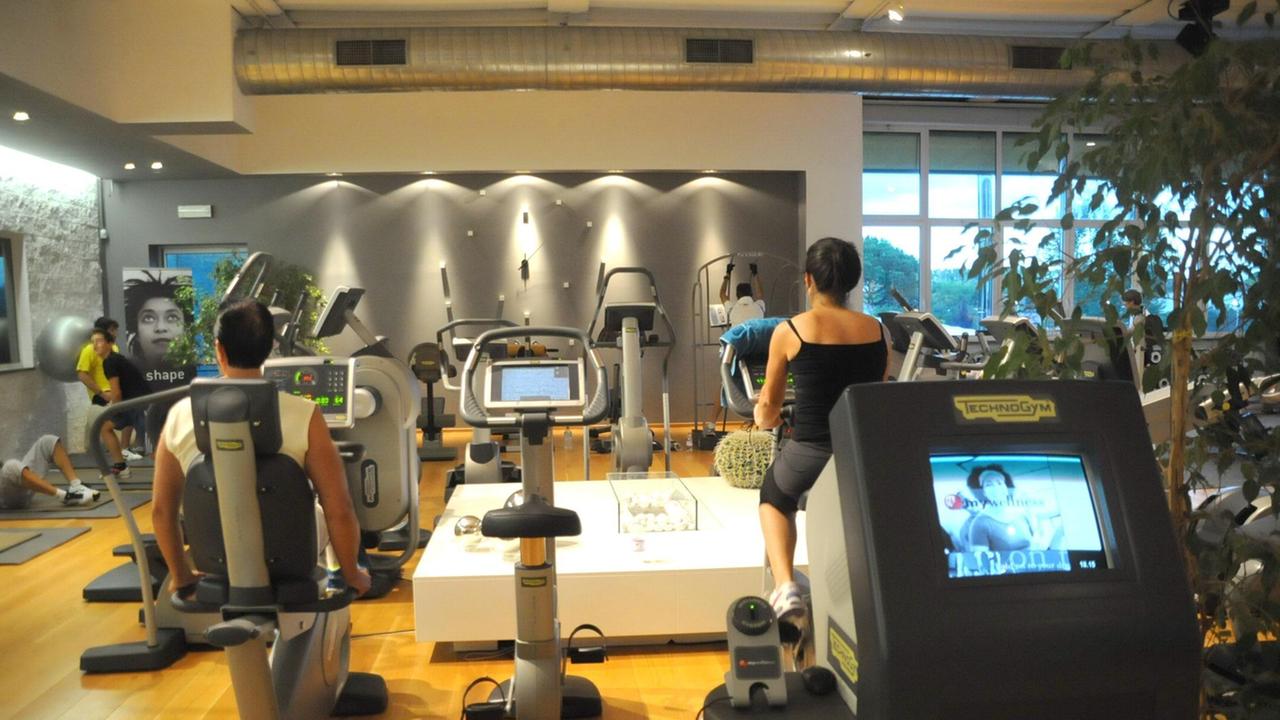 L'interno della palestra Ego