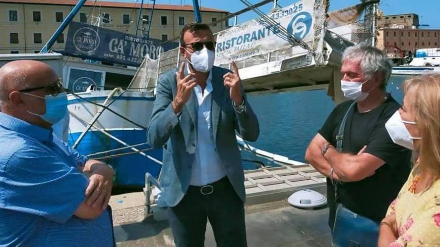 Mazzeo in visita ai ragazzi