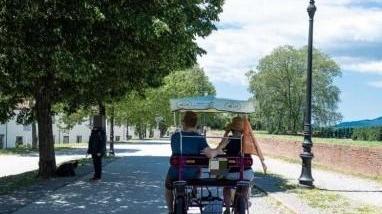 Passeggiata delle Mura, bici a tutta velocità