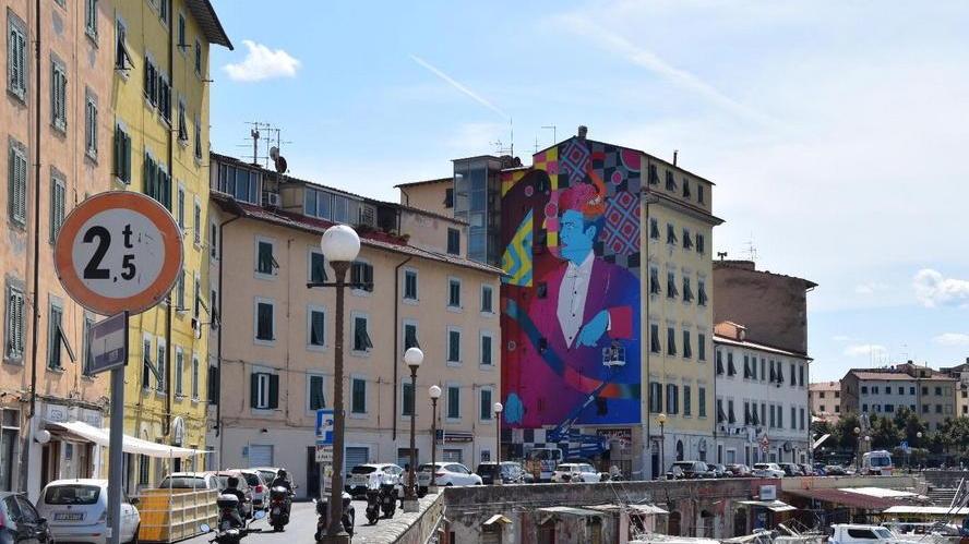 Spunta un murale gigante sul Pontino per celebrare Mascagni e la musica