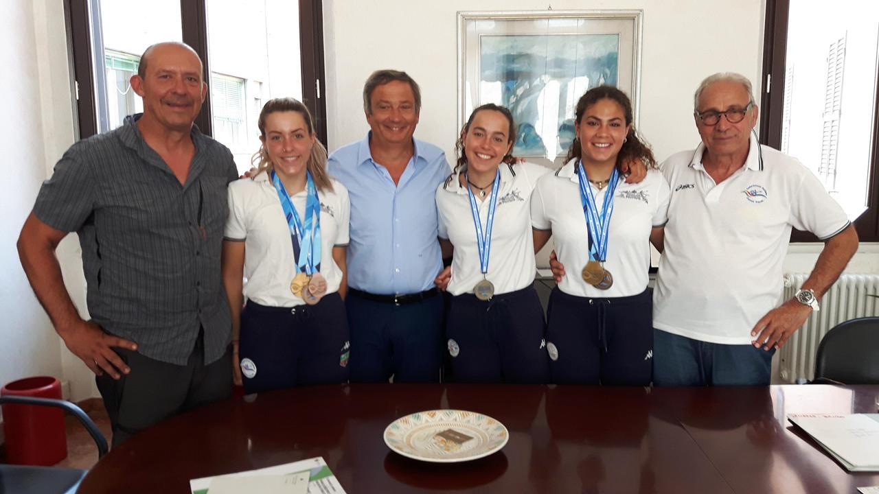 Luca Bertoncelli con la figlia Marta