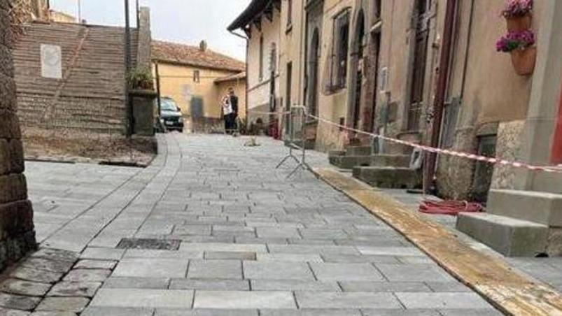 Nuova pavimentazione ed efficienti sottoservizi nel centro di Castagneto