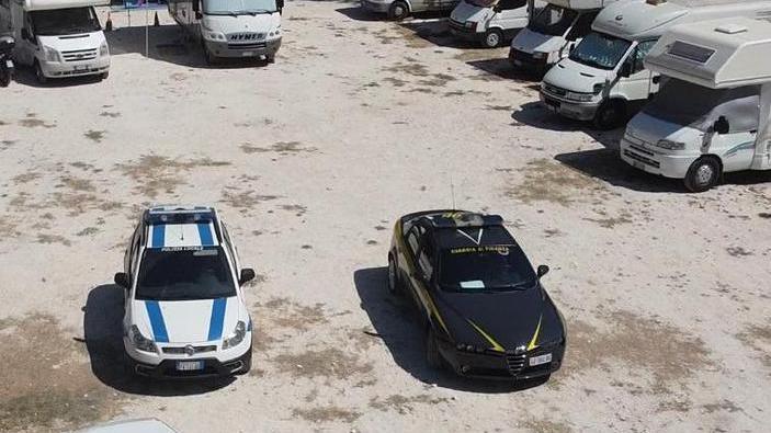 Scoperto campeggio abusivo Maxi sanzione e denuncia al titolare