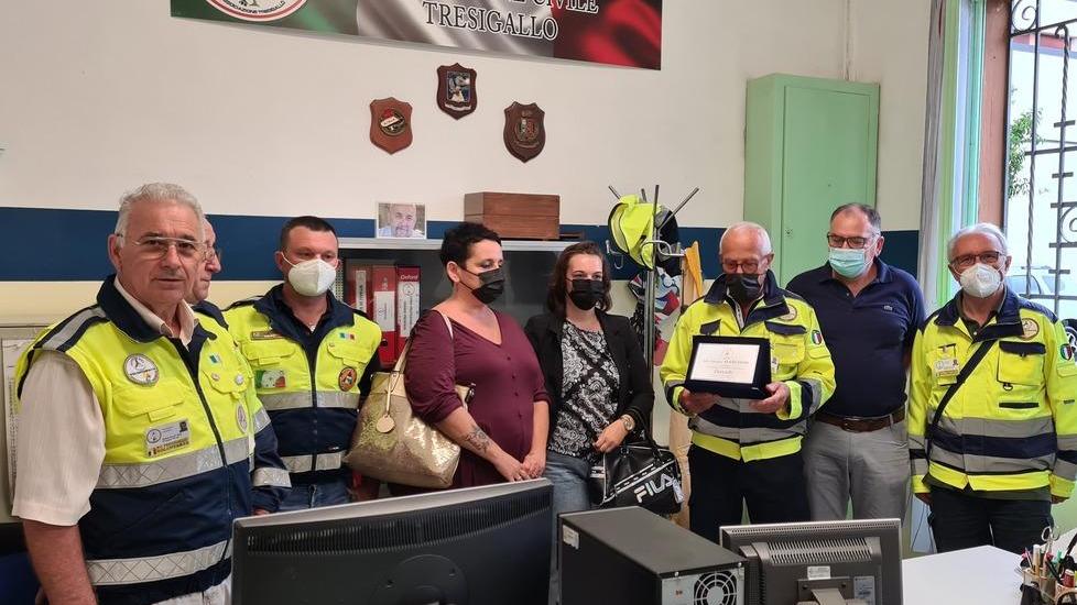 La Protezione civile non dimentica l’amato volontario