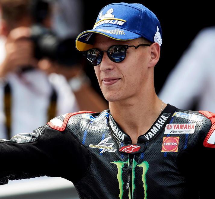 Scatto di Fabio Quartararo Acuto di Valentino Rossi 