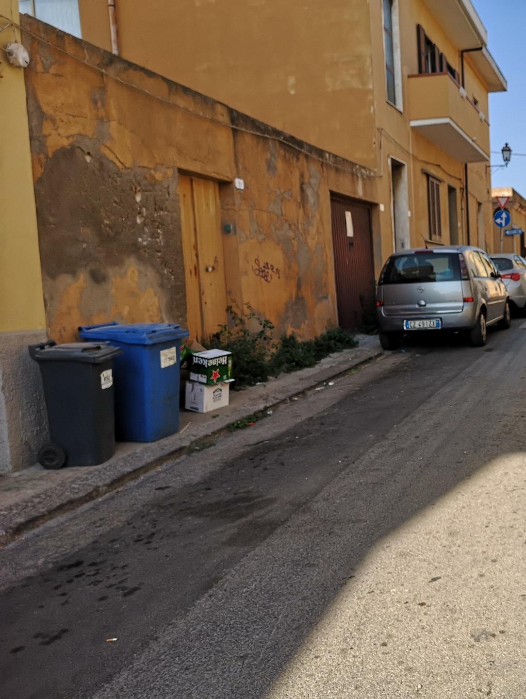 Erbacce e rifiuti in via Ettore Sacchi 