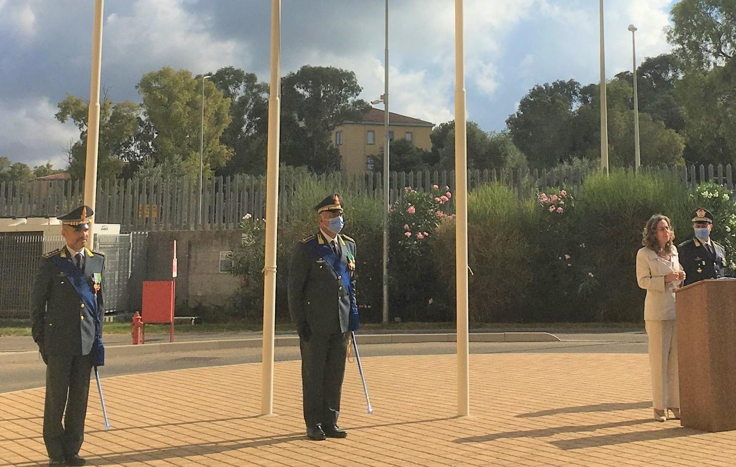 Finanza, il comandante Cavallaro saluta Sassari 