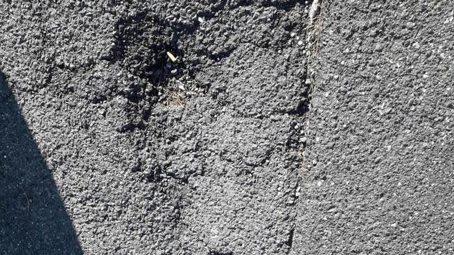 Strada e marciapiedi dissestati e “a pezzi” Sos da via Maggiani