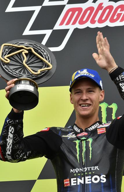 El Diablo Quartararo allunga ancora Storica Aprilia, la prima volta sul podio 