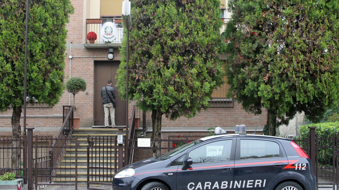 La caserma dei carabinieri di Novellara