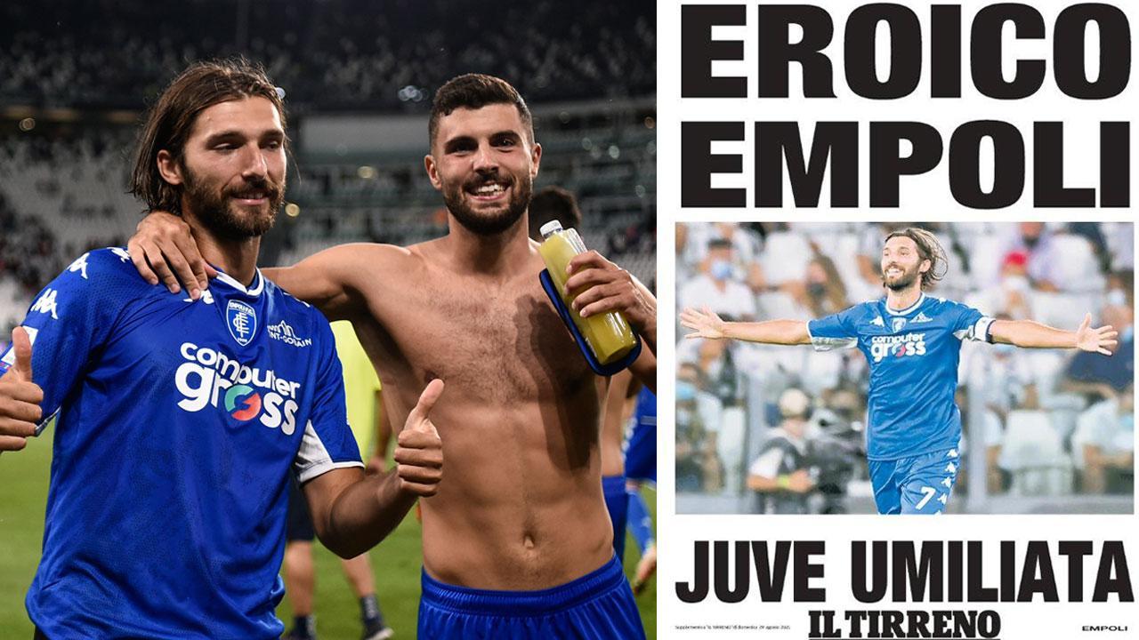 Eroico Empoli, in regalo col Tirreno in edicola la locandina della vittoria 