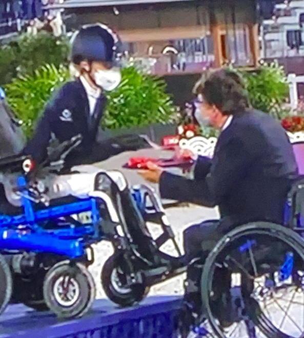 Il presidente Pancalli le ha tributato grandi elogi 