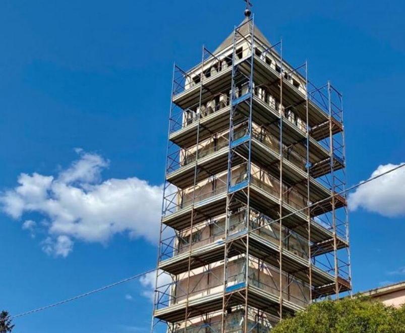 Al via gli interventi di ristrutturazione della torre campanaria di Migliarino 