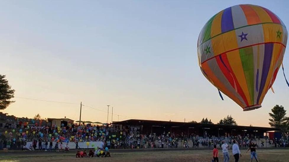 La mongolfiera torna a volare per la festa di San Genesio