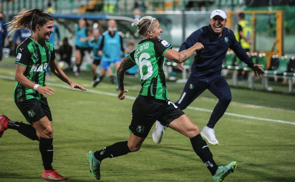 Sassuolo, esordio coi fiocchi Piovani: «Dinamismo, qualità e spirito vincente» 