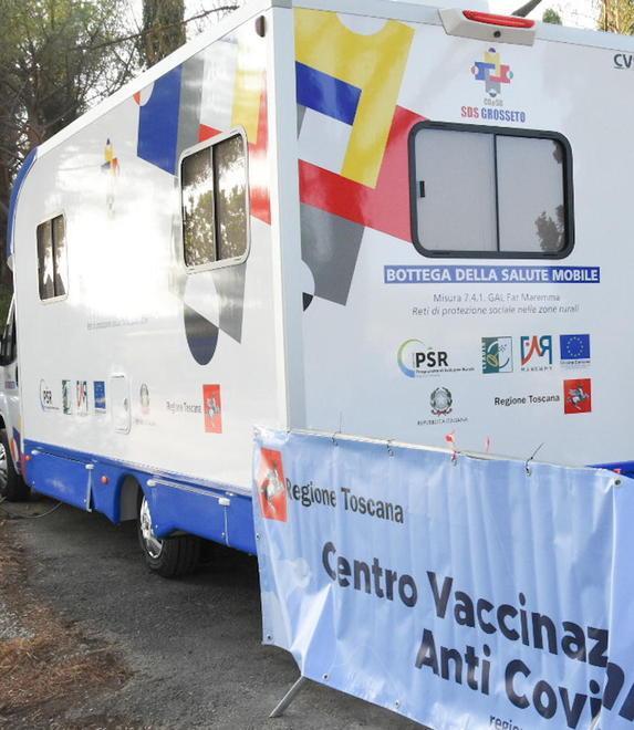 A San Miniato il camper delle vaccinazioni