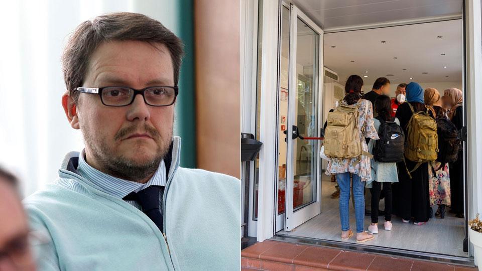Carlo Bartolini, presidente di Federalberghi Montecatini Apam. L’arrivo dei profughi afghani in un albergo Covd di Montecatin Foto Nucci