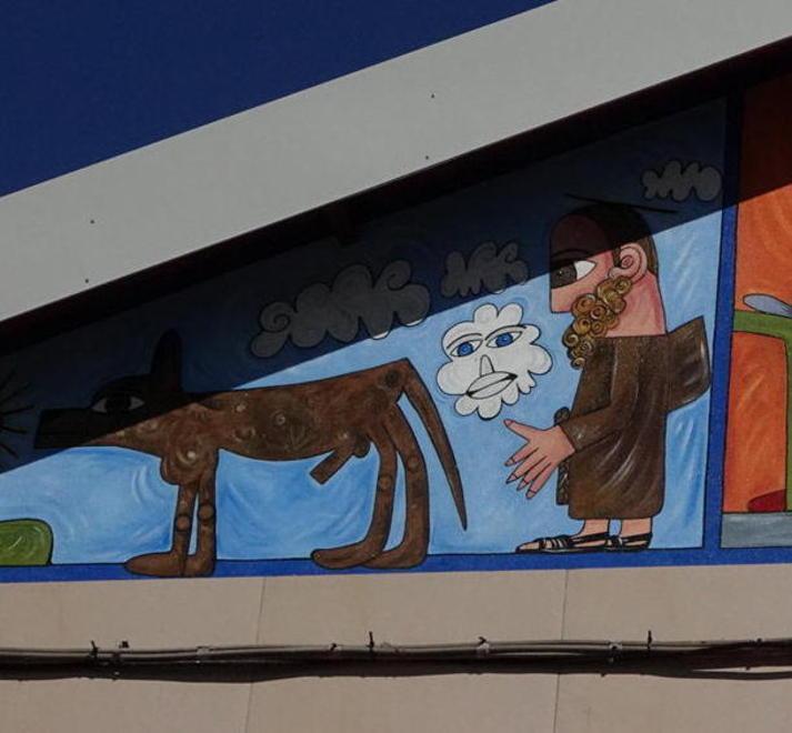 Dai preti operai a oggi: un murales sulla sede Crea per ricordare 
