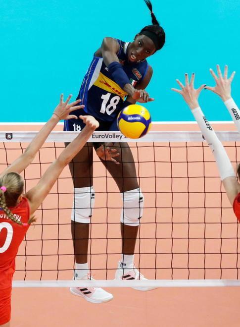 Italvolley perfetta Egonu e Pietrini schiacciano le russe